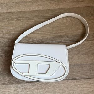 Diesel White Shoulder Bag